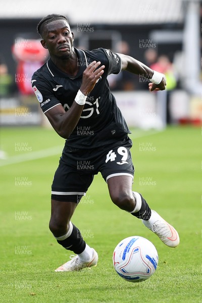 190926 - Lincoln City v Swansea City - Sky Bet Championship - Moussa Yeo of Swansea City