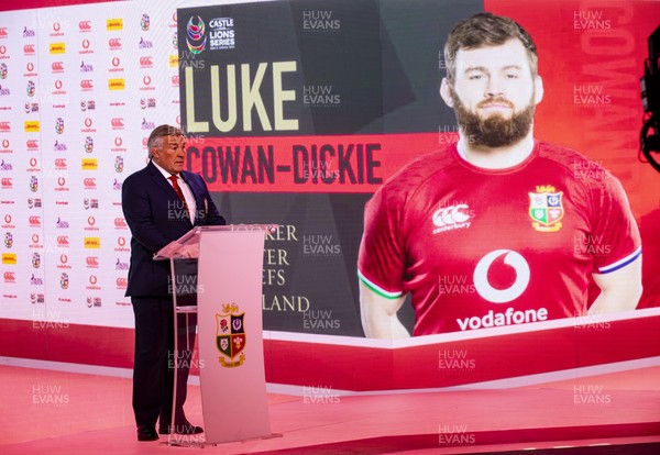060521 - British & Irish Lions Squad Announcement - Jason Leonard, Chairman of the British and Irish Lions, announces Luke Cowan-Dickie of England into the squad