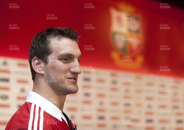 300413 - Lions Squad Announcement - Sam Warburton is announced as British & Irish Lions Captain for the 2013 tour of Australia