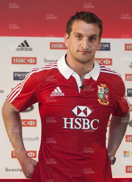 300413 - Lions Squad Announcement -  British & Irish Lions Captain Sam Warburton on stage at the Squad Announcement Press Conference