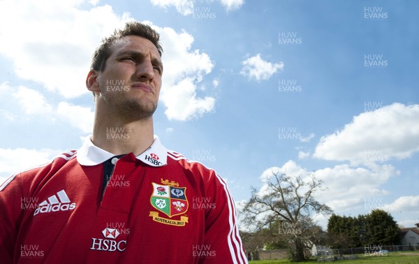 300413 - Lions Squad Announcement -  British & Irish Lions Head captain Sam Warburton pictured  at the Squad Announcement Press Conference