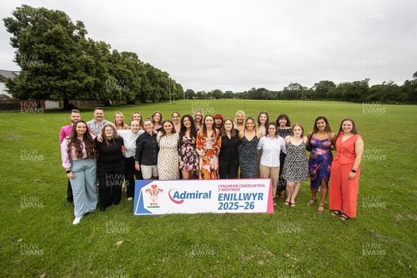 190626 - Llandaff North RFC Women’s WRU National League Presentation - Captain Cerys Sweetman is presented the trophy by Lloyd Morgan
