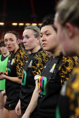 120426 - Llandaff North v Bonymaen - Womens Cup Final - Llandaff North team huddle