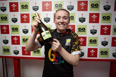 120426 - Llandaff North v Bonymaen - Womens Cup Final - Player of the match Elin Hopkins