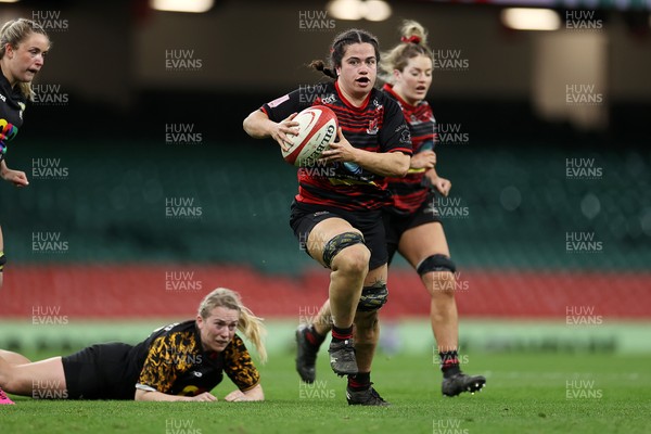 120426 - Llandaff North v Bonymaen - Womens Cup Final - Tyler Tipene of Bonymaen
