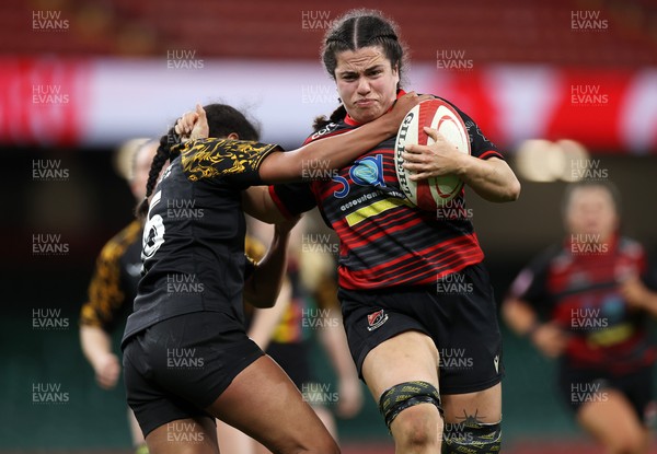 120426 - Llandaff North v Bonymaen - Womens Cup Final - Tyler Tipene of Bonymaen