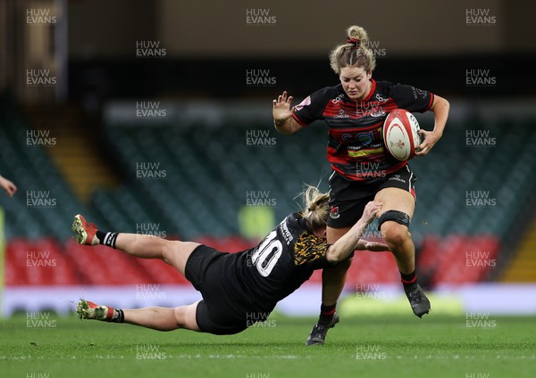 120426 - Llandaff North v Bonymaen - Womens Cup Final - Georgia Evans of Bonymaen