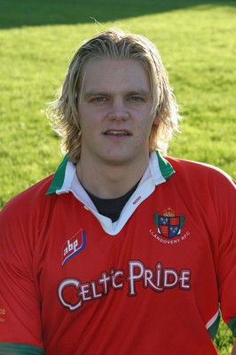 07.09.06 Llandovery R.F.C. Premier Squad.    Jonathan Lewis.    Darren Griffiths/