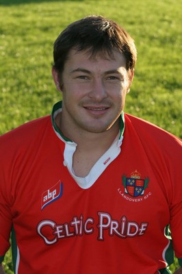 07.09.06 Llandovery R.F.C. Premier Squad.    Kosae Van Wyk.    Darren Griffiths/