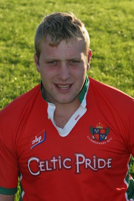 07.09.06 Llandovery R.F.C. Premier Squad.    Prys Lewis.    Darren Griffiths/