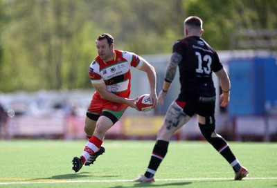 030525 - Llandovery RFC v Pontypool RFC - Super Rygbi Cymru Quarter Final - Adam Warren of Llandovery 