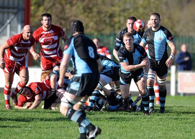 13.11.10. Llandovery v Cardiff- Principality Premiership. Rhys Dyer of Cardiff. 