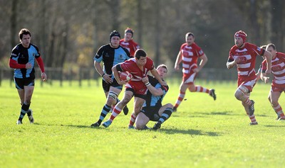 13.11.10. Llandovery v Cardiff- Principality Premiership. Adam Warren of Llandovery. 