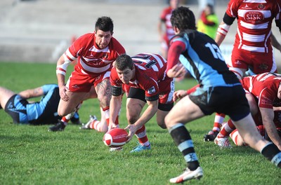 13.11.10. Llandovery v Cardiff- Principality Premiership. Adam Warren of Llandovery. 