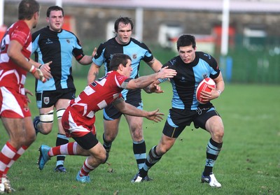 13.11.10. Llandovery v Cardiff- Principality Premiership. Richard Smith of Cardiff. 