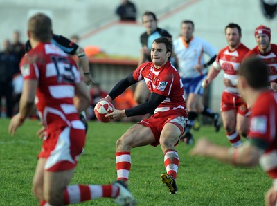 13.11.10. Llandovery v Cardiff- Principality Premiership. Howard Thomas of Llandovery. 