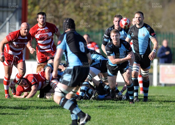 13.11.10. Llandovery v Cardiff- Principality Premiership. Rhys Dyer of Cardiff. 