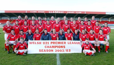 Llanelli U21 Squad 140503