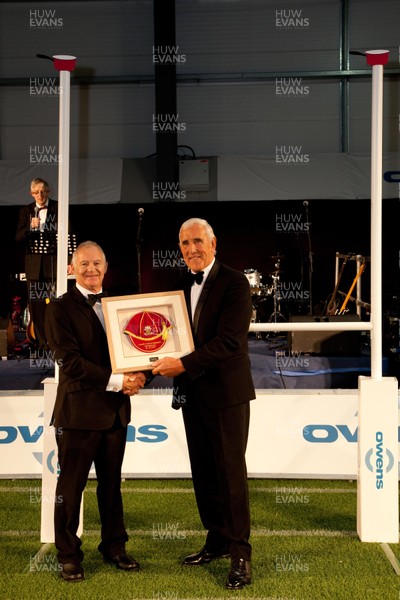 311012 - Members of the 1972 Llanelli side that beat New Zealand 9-3 gather to be presented with special caps at the dinner to mark the exact date of the match, at Parc y Scarlets