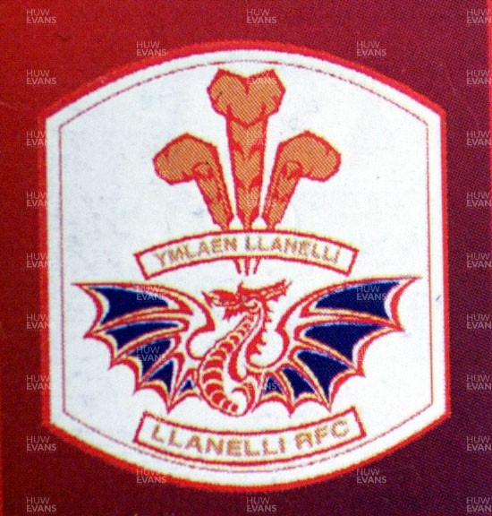 150599 - Llanelli v Swansea - SWALEC Cup Final -  Llanelli RFC club logo