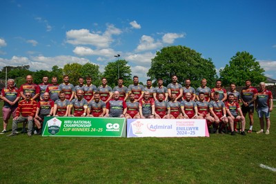 100525 - Llanelli Wanderers v Gorseinon - Admiral Championship West - Llanelli Wanderers team photo before the match