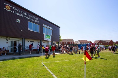 100525 - Llanelli Wanderers v Gorseinon - Admiral Championship West - General view of Llanelli Wanderers RFC