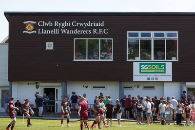 100525 - Llanelli Wanderers v Gorseinon - Admiral Championship West - General view of Llanelli Wanderers RFC