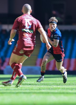 050425  Llanelli Wanderers v Tondu, WRU Championship Cup Final - Harri Morgan of Tondu