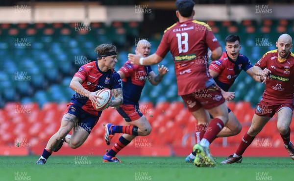 050425  Llanelli Wanderers v Tondu, WRU Championship Cup Final - Harri Morgan of Tondu