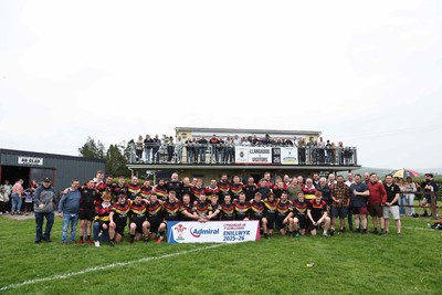 020526 - Llangadog v Cefneithin - Admiral National League 4 West B - Llangadog RFC with former players 