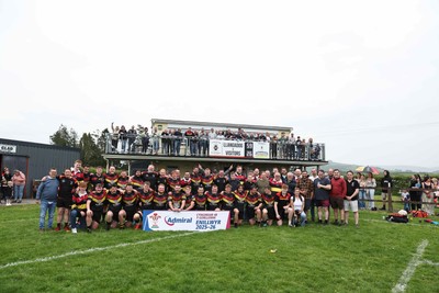 020526 - Llangadog v Cefneithin - Admiral National League 4 West B - Llangadog RFC with former players 