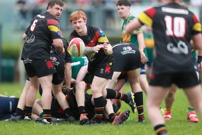020526 - Llangadog v Cefneithin - Admiral National League 4 West B - Llangadog get the ball away
