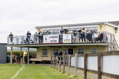 020526 - Llangadog v Cefneithin - Admiral National League 4 West B - General view of the Clubhouse at Llangadog RFC