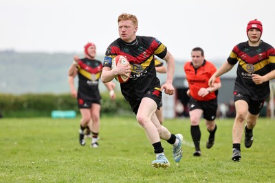 020526 - Llangadog v Cefneithin - Admiral National League 4 West B - Llangadog score a try