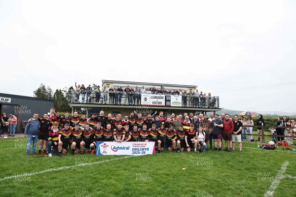 020526 - Llangadog v Cefneithin - Admiral National League 4 West B - Llangadog RFC with former players 