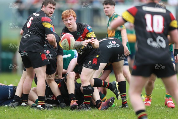 020526 - Llangadog v Cefneithin - Admiral National League 4 West B - Llangadog get the ball away