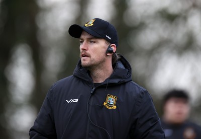 061225 - Llangennech v Brecon - WRU Premiership - Brecon RFC Head Coach Kristian Dacey 