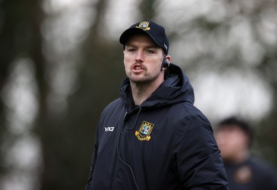 061225 - Llangennech v Brecon - WRU Premiership - Brecon RFC Head Coach Kristian Dacey 
