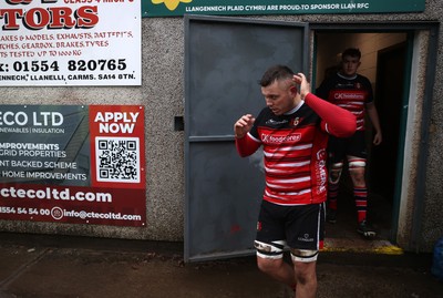 061225 - Llangennech v Brecon - WRU Premiership - Ioan Jones of Llangennech 