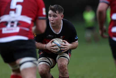 061225 - Llangennech v Brecon - WRU Premiership - Finley Cooke of Llangennech 