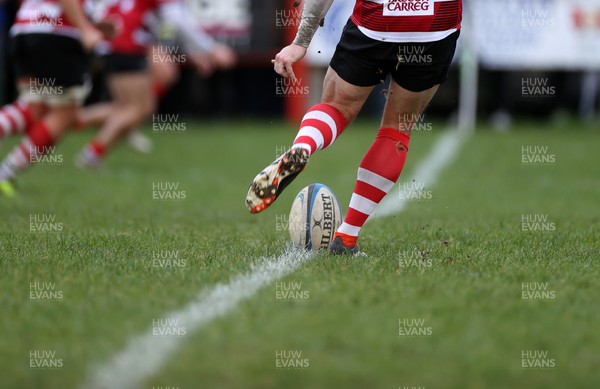 061225 - Llangennech v Brecon - WRU Premiership - Kick off