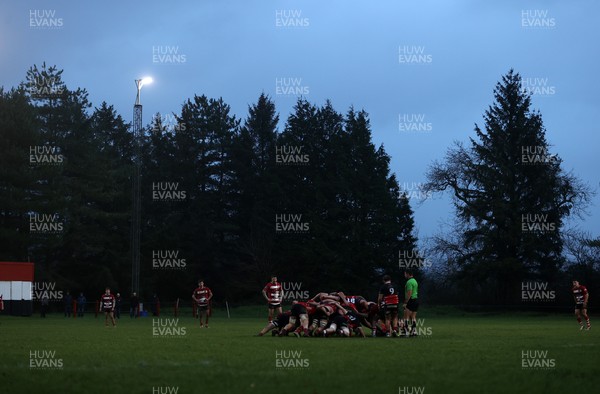 061225 - Llangennech v Brecon - WRU Premiership - Scrum