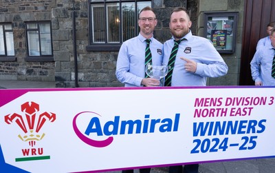 090525 - Llanidloes RFC League Presentation - Llanidloes RFC celebrate winning the WRU Admiral Mens Division 3 North East League