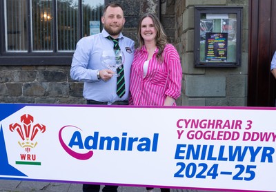 090525 - Llanidloes RFC League Presentation - Llanidloes RFC celebrate winning the WRU Admiral Mens Division 3 North East League