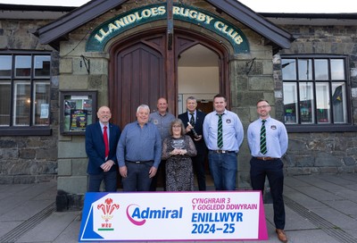 090525 - Llanidloes RFC League Presentation - Llanidloes RFC celebrate winning the WRU Admiral Mens Division 3 North East League