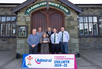 090525 - Llanidloes RFC League Presentation - Llanidloes RFC celebrate winning the WRU Admiral Mens Division 3 North East League