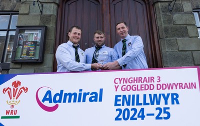 090525 - Llanidloes RFC League Presentation - Llanidloes RFC celebrate winning the WRU Admiral Mens Division 3 North East League