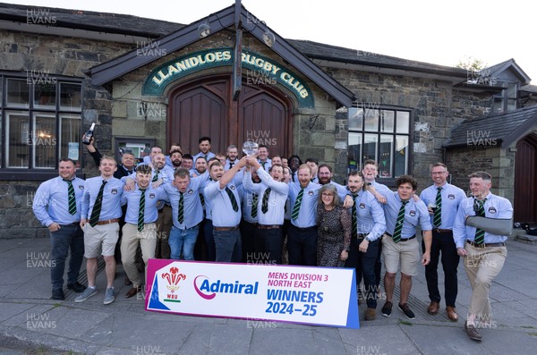090525 - Llanidloes RFC League Presentation - Llanidloes RFC celebrate winning the WRU Admiral Mens Division 3 North East League