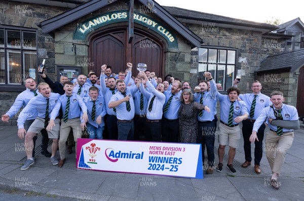 090525 - Llanidloes RFC League Presentation - Llanidloes RFC celebrate winning the WRU Admiral Mens Division 3 North East League
