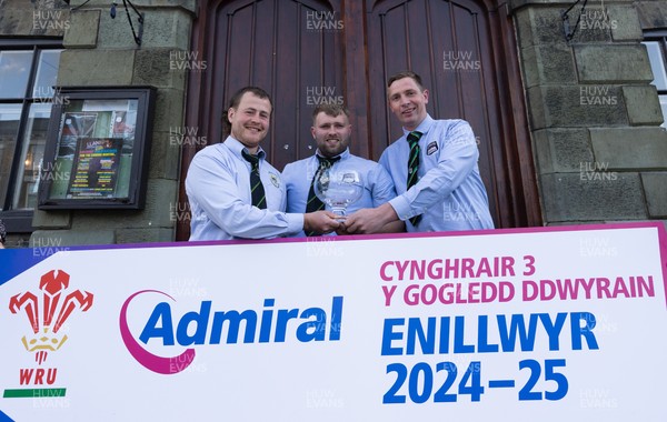 090525 - Llanidloes RFC League Presentation - Llanidloes RFC celebrate winning the WRU Admiral Mens Division 3 North East League
